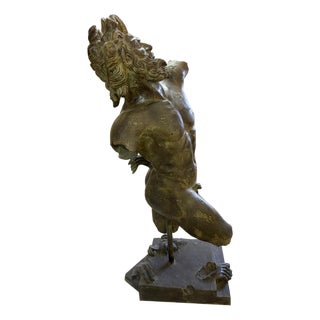 Fragment of Dancing Faun, Bronze For Sale