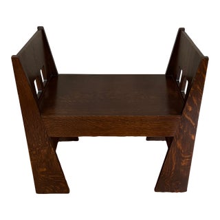 Stickley Limbert Window Bench 89-243 For Sale