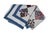 American Vintage Handmade American Pinwheel Variant Postage Stamp Patchwork Quilt 76" For Sale - Image 3 of 12