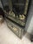 Black Vintage Korean 1960's Black Lacquer Chinoiserie Display Cabinet With Gilt Relief – 80” Tall Curio Vitrine For Sale - Image 8 of 10