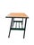 Mid-Century Modern Stitched Side Table by Jacques Adnet, 1950 For Sale - Image 3 of 10