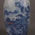 Pair of Vintage Blue and White Vases With Underglaze Red For Sale In Los Angeles - Image 6 of 9