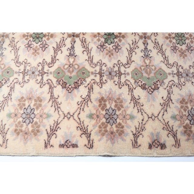 1980s Hand Knotted All Over Design Vintage Floor Rug For Sale - Image 12 of 12