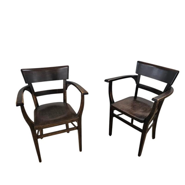 Dining Chairs from Twente, 1930s, Set of 2 For Sale - Image 9 of 17
