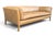 Mid-Century Modern Restoration Hardware Sorensen Sofa in Caramel Tan Leather Wit Beautiful Patina For Sale - Image 3 of 12