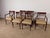 Antique Circa 1920s-30s Set of 6 Sheraton Charak Furniture Dining Chairs For Sale - Image 12 of 18