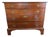 Antique Chippendale Solid Mahogany 4-Drawer Chest of Drawers For Sale