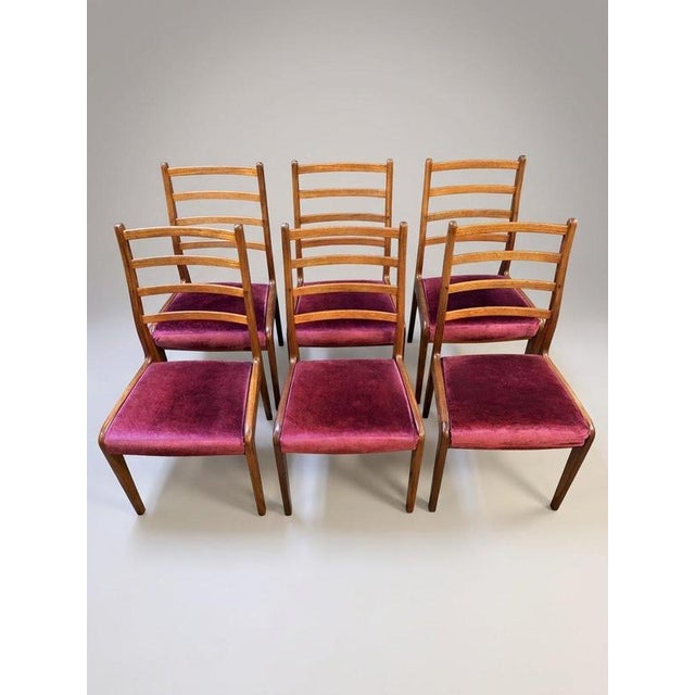 1960s Fresco Teak Ladder Back Dining Chairs from G Plan, 1960s, Set of 6 For Sale - Image 5 of 8