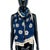 Chanel Chanel Navy Blue Monogram 100% Silk Scarf For Sale - Image 4 of 10