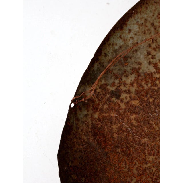 Mid 20th Century Vintage Coca-Cola Round Button Sign For Sale - Image 5 of 10