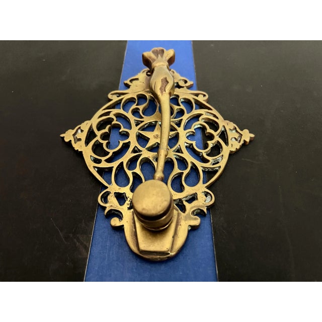Victorian Brass Hand & Gavel Door Knocker, 1940s For Sale - Image 6 of 18