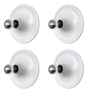 Vintage Italian White Wall Sconces by Targetti Sankey, 1980s, Set of 4