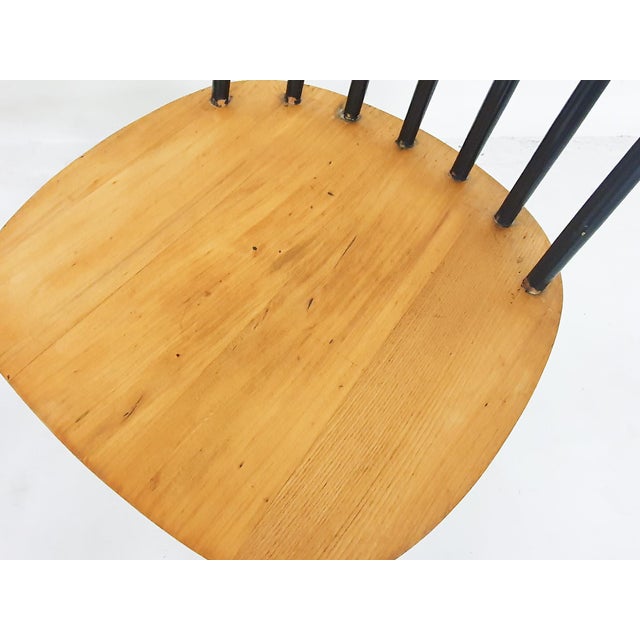 Spindle Back Chairs, the Netherlands, 1960s, Set of 4 For Sale - Image 10 of 15