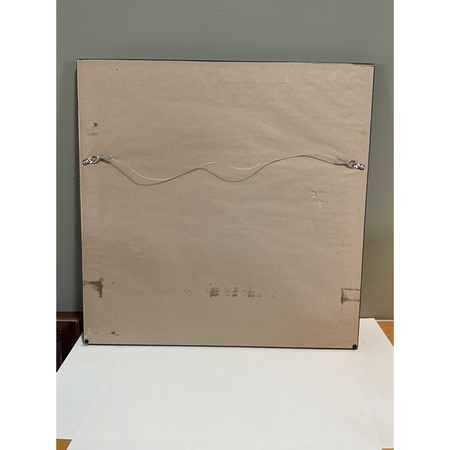 Gray Late 20th Century Figural Male Framed Charcoal Drawing For Sale - Image 8 of 8