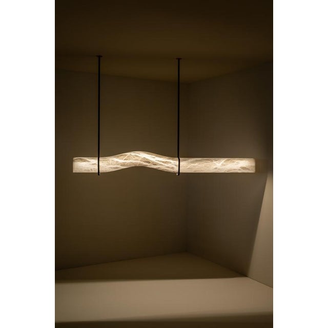 Not Yet Made - Made To Order Signature Pendant Lamp by United Alabaster For Sale - Image 5 of 16