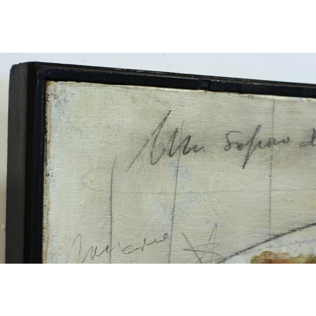 Massimo d'Orta, Papiro (Papyrus), Mixed Media Painting on Canvas, 2006 For Sale - Image 9 of 11