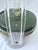Hollywood Regency Mid 20th Century Cera Ice Bucket in Dark Green With Gold Leaves. For Sale - Image 3 of 9