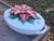 Fitz and Floyd 1990s Raised Poinsettia Fitz Floyd Covered Dish For Sale - Image 4 of 9