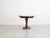 Mid-Century Modern Round Ships Table in Dark Stained Wood with Brass Details by Gustavo Pulitzer-Finali, Italy, 1940s For Sale - Image 3 of 18