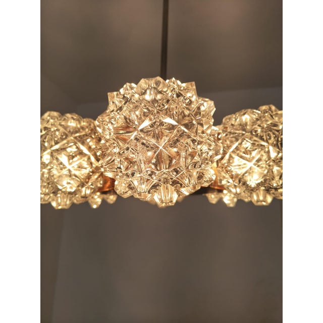 Mid-Century Modern Blackberry Crystal Glass Chandelier, 1970s For Sale - Image 13 of 18