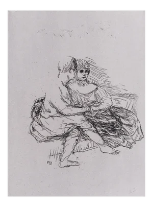 Sainte Monique Etching by Pierre Bonnard, 1931