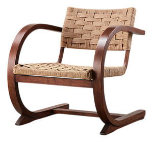 Vintage Dutch Lounge Chair by Bas Van Pelt for My Home, 1940s