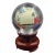 Vintage Chinese Reverse-Painted Globe With Rotating Stand For Sale