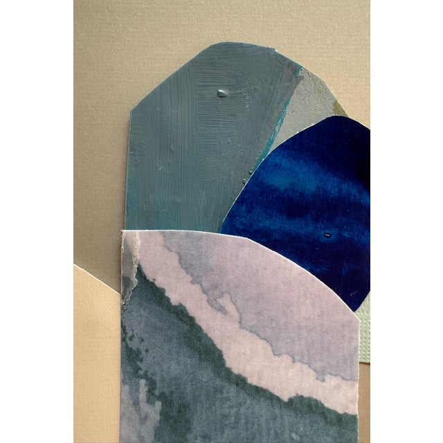 2020s "Superbloom 2" Original Mixed-Media Collage on Paper by Zac Woodiel For Sale - Image 5 of 9