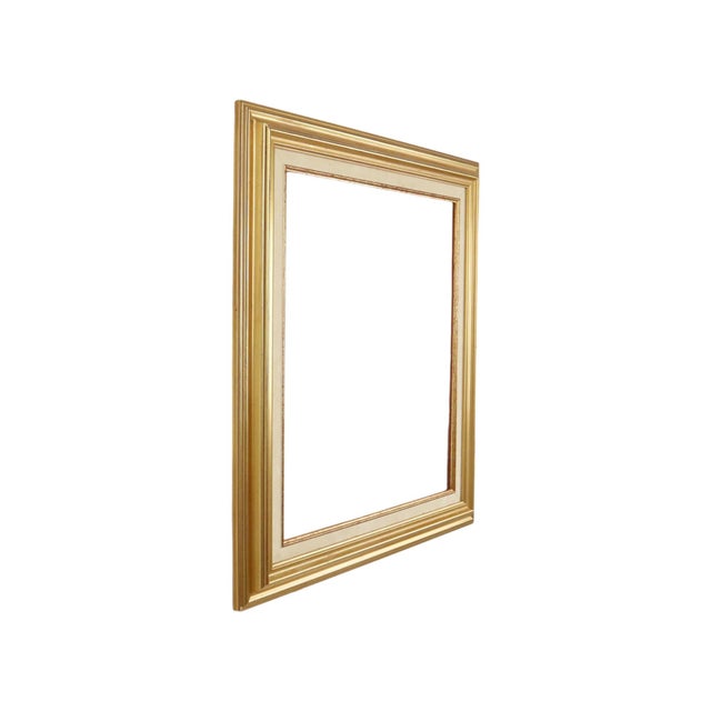 Classic Gold-Finish Pine Frame For Sale - Image 4 of 10