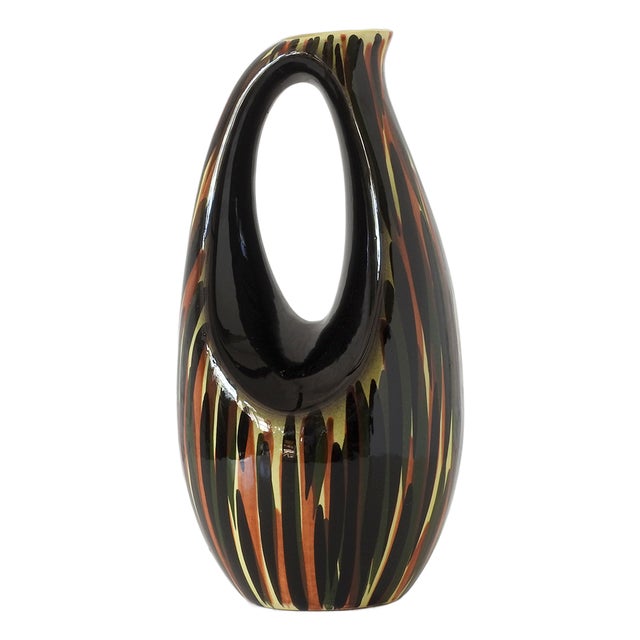 Mid-Century Ceramic Vase from from Saint Clément, France, 1950s For Sale