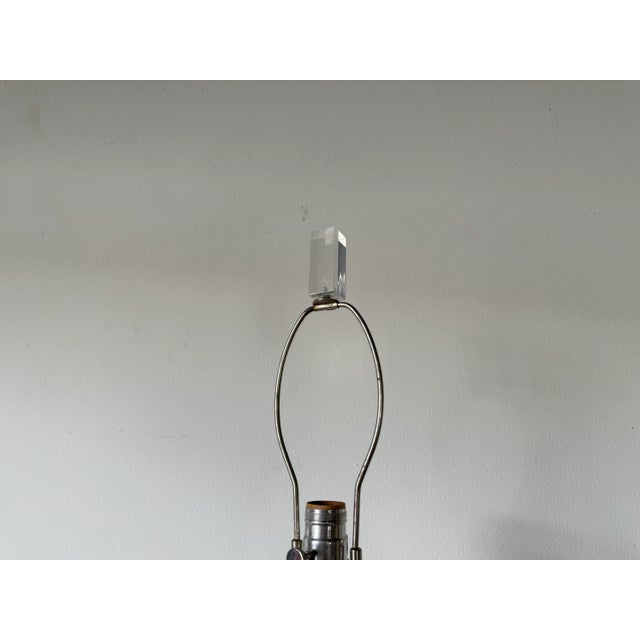 Plastic 1980's George Bullio Lucite Table Lamp/ Sold For Sale - Image 7 of 10