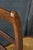 2 Antique American Country Oak Farmhouse Ladderback Chairs Cane Seat Pair For Sale - Image 16 of 18