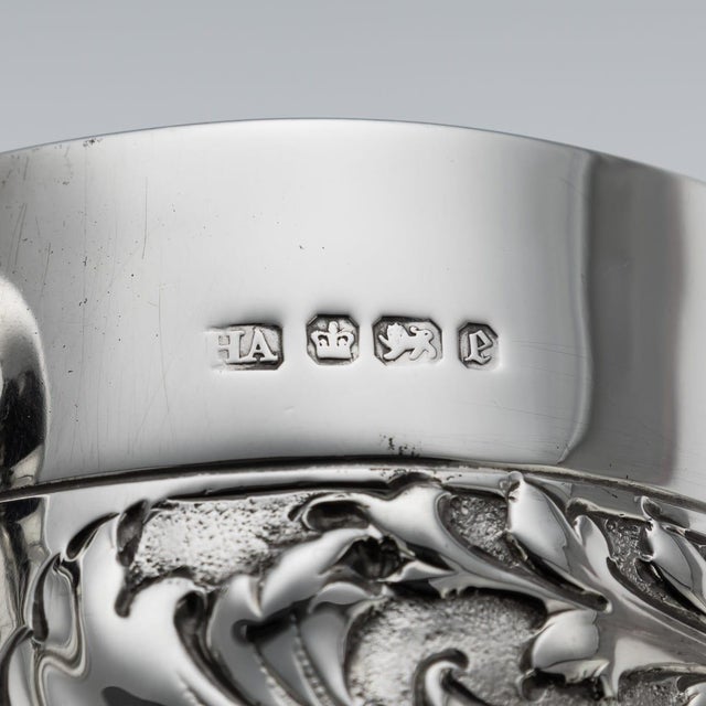 Antique Victorian Silver Mug, Sheffield, 1897 For Sale - Image 18 of 18