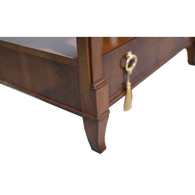 Mid Century Transitional Side Tables by Baker Furniture- A Pair For Sale - Image 9 of 13