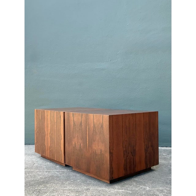 Vintage MCM Cube Side Tables - Set of 2 For Sale - Image 12 of 12
