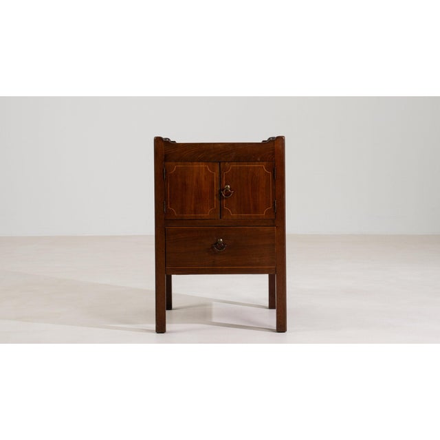 Mid 20th Century France Brown Wood Storage Cabinets & Cupboards For Sale - Image 9 of 11