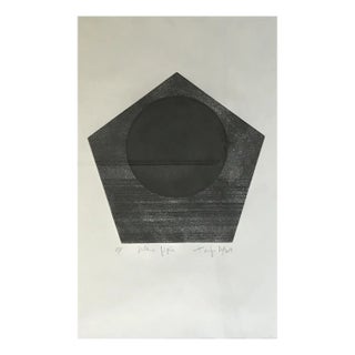 Alexandru Trifu, Silence figé, 2019, Etching on Paper, Framed For Sale