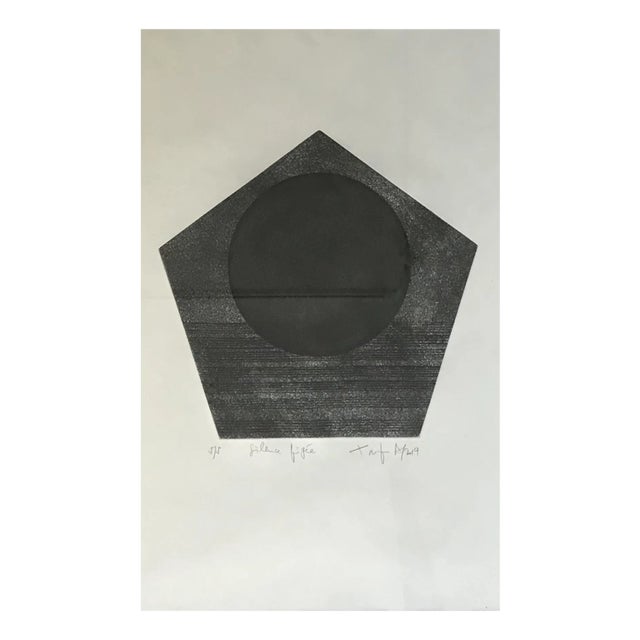 Alexandru Trifu, Silence figé, 2019, Etching on Paper, Framed For Sale