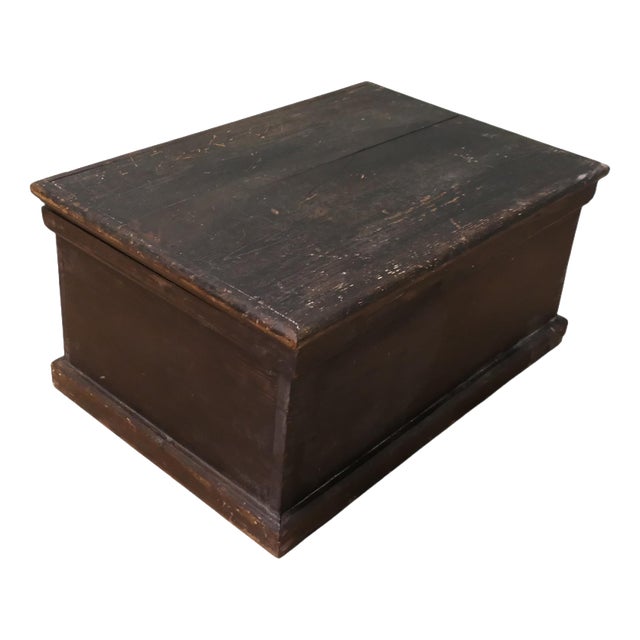 Vintage Pine Carpenter's Box For Sale