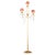 Fenice Gold 3 Lights Floor Lamp in Montecarlo Gold and Cut Glass by Aggiolight For Sale - Image 6 of 6