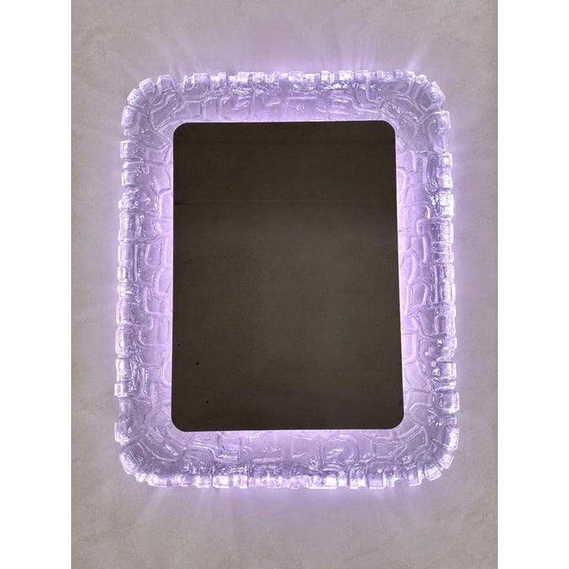 Large Six-Light Acrylic Wall Mirror from Erco, Germany, 1970s For Sale - Image 16 of 18