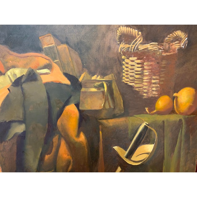 Mid 20th Century Still Life by Deane G. Keller 1940-2005, Oil on Canvas For Sale - Image 9 of 11