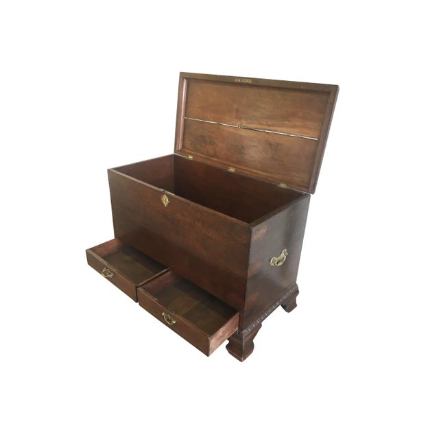 Late 18th Century Late 18th Century George III Mahogany Chest For Sale - Image 5 of 13