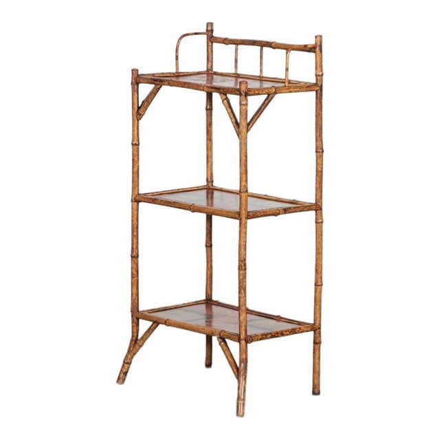 19th Century Bamboo Chinoiserie Etagere, 1870s For Sale - Image 16 of 16