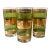 1950s Mid-Century Green and 22k Gold Highball Cocktail Glasses, Set of 4 For Sale