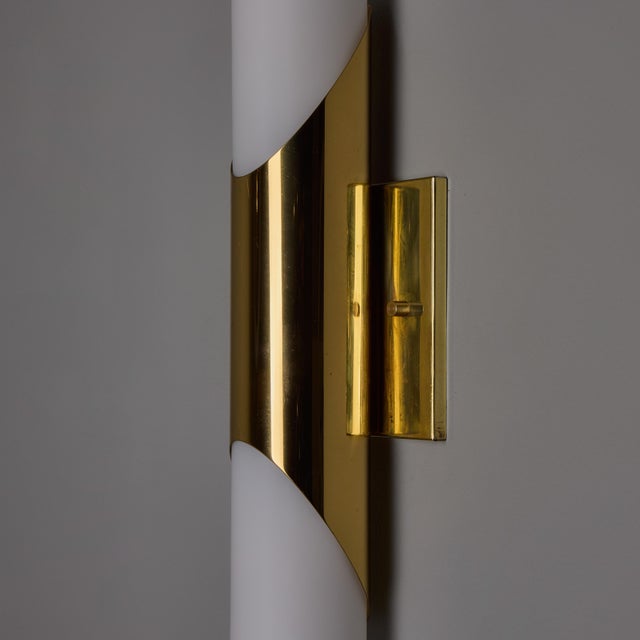 1960s Neuhaus Leuchten Glass and Brass Sconces by Rolf Krueger - a Pair For Sale - Image 11 of 18