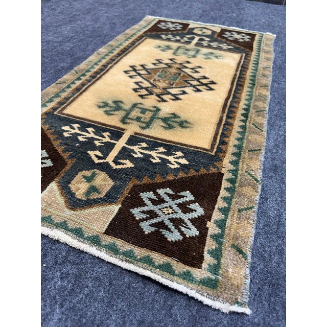 Early 21st Century Turkish Yastik Rug 1'8" x 3' For Sale - Image 5 of 5