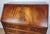 Wood Vintage Writing Bureau Desk in Leather and Mahogany, 1960s For Sale - Image 7 of 18
