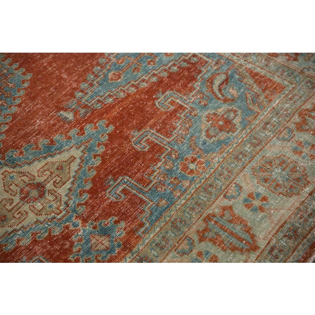 Old New House Vintage Distressed Veece Square Carpet - 6'6" x 7'1" For Sale - Image 4 of 10