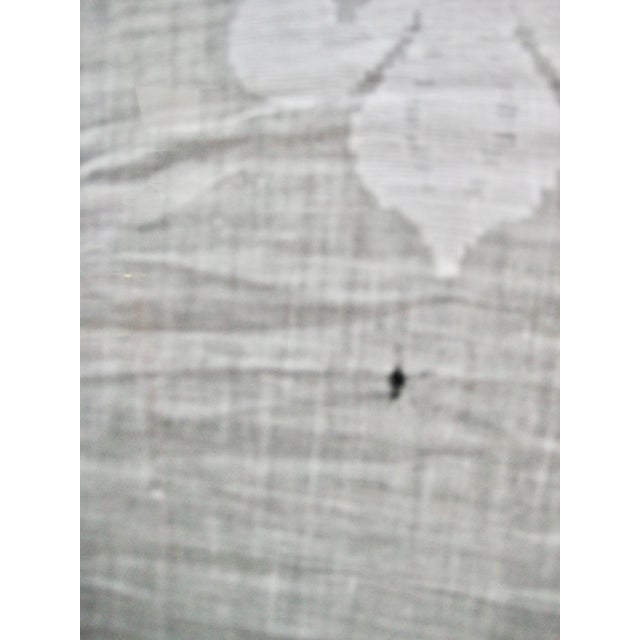 French Royal Fleur De Lys Curtain -Sheer Mid 18 Hundreds For Sale - Image 13 of 14